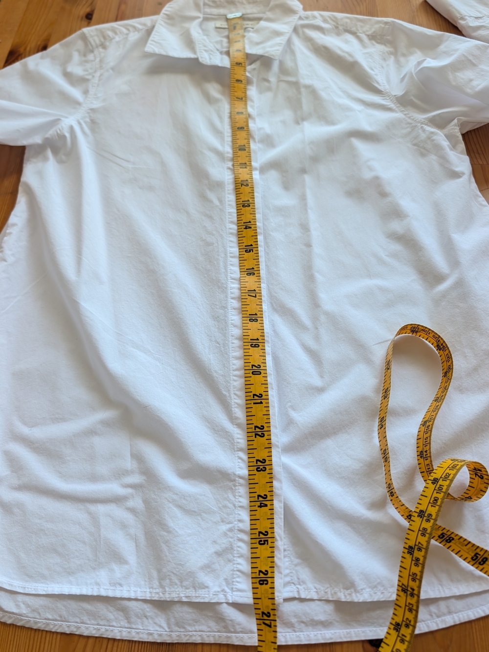 Banana Republic White 100% Cotton Button Down Shirt Size S Classic - Picture 9 of 10